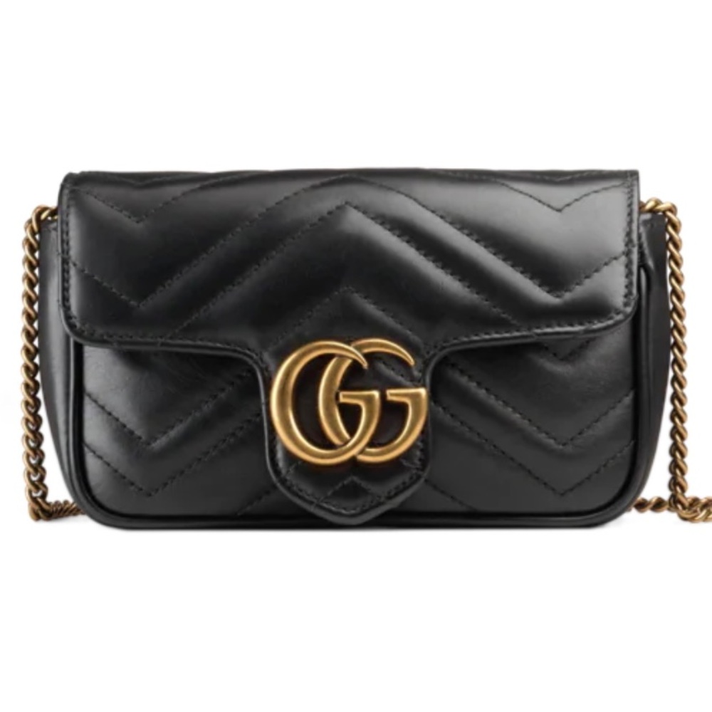 GG Marmont matelassé leather super mini bag